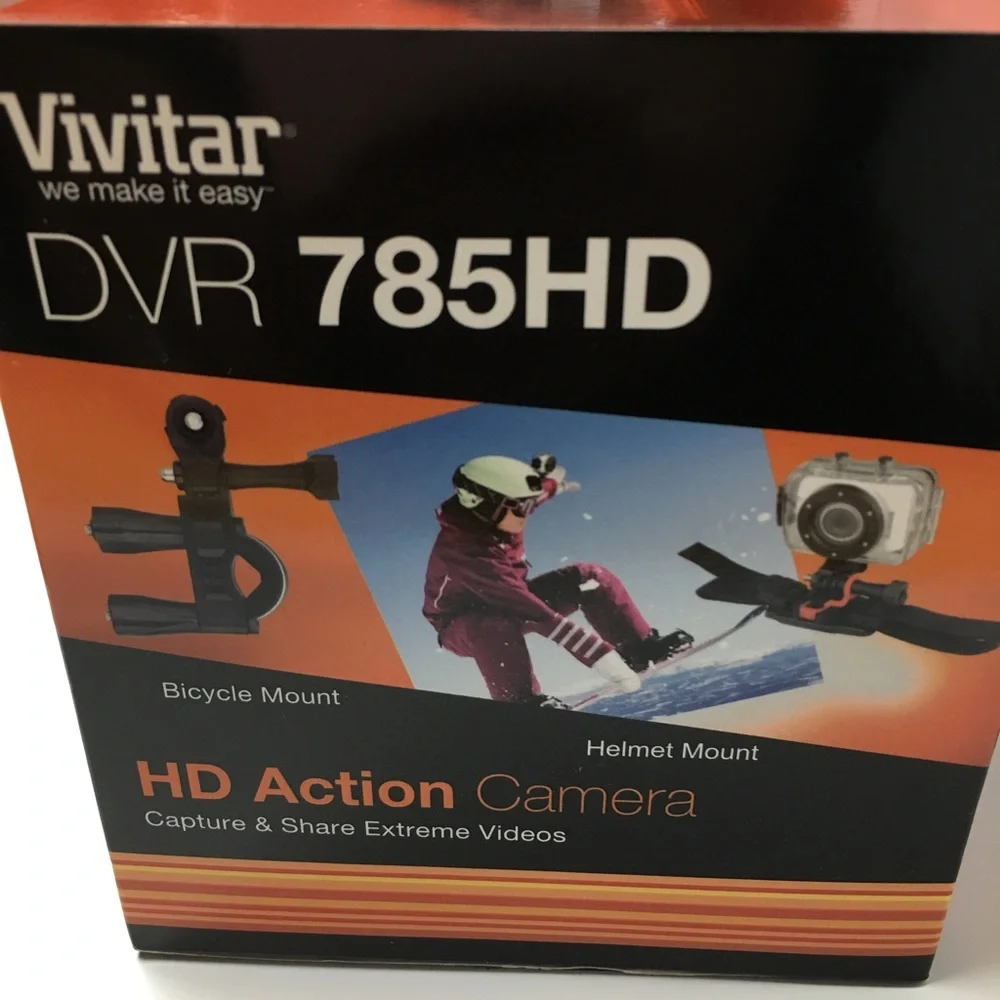 VIVITAR HD ACTION CAMERA DVR 785 HD NEW - SEALED